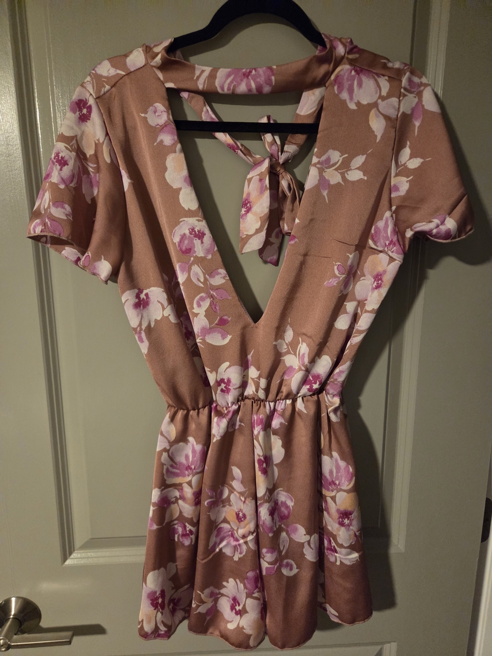 Fashion Nova Floral Romper Size M